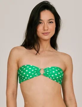 Top de bikini en forma bandeau con aro - Bohodot - FashionsVida