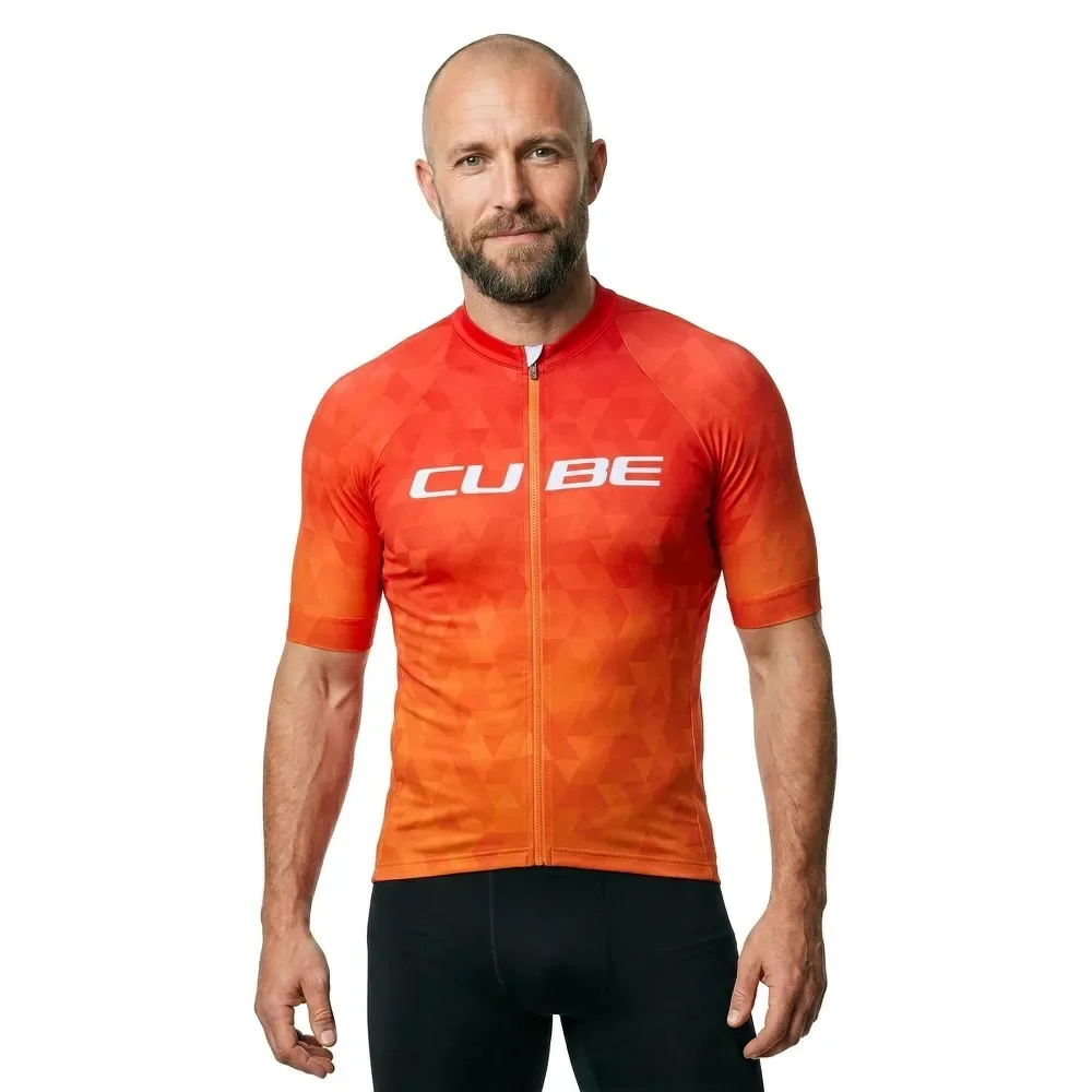 Maglia A Maniche Corte Road/xc Green - CUBE - FashionsVida