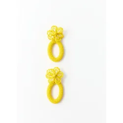 Sfera - Pendientes arandela flor