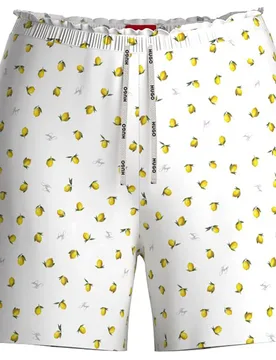 Hugo Short De Pyjama Casual 10277507 Red Bright Yellow 3XL - Hugo Boss - FashionsVida
