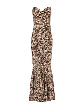 Vestido largo Mujer Beige 40 Mujer - Norma - FashionsVida