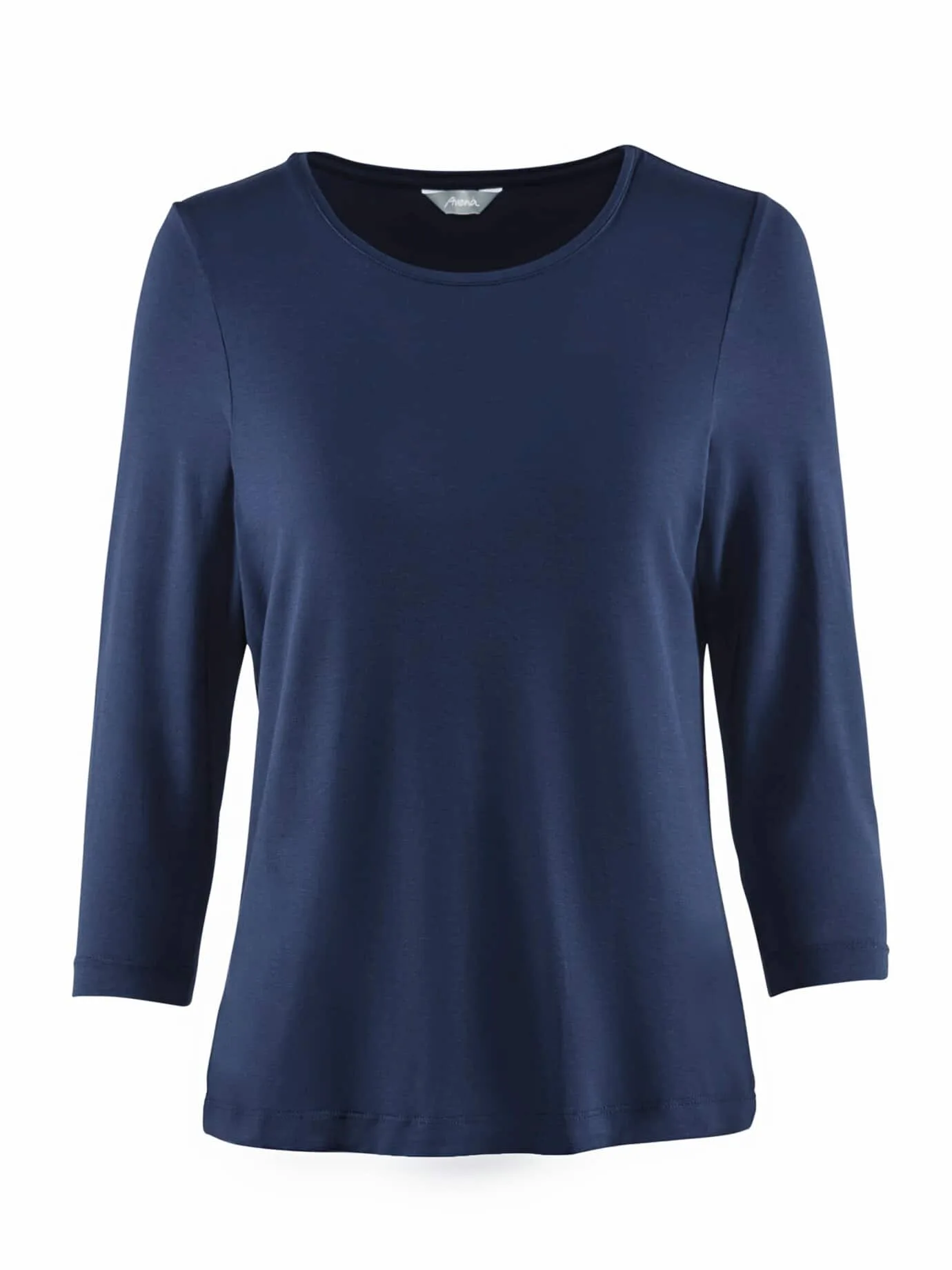 Viskose-Shirt 3/4 Arm - Marine - female - Size: 52 - Avena - FashionsVida