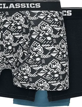 Boxershort-Set - Organic Boxer Shorts 3 Pack - S bis 4XL - für Männer - Größe 3XL - multicolor - Männer - male - Urban classics - FashionsVida
