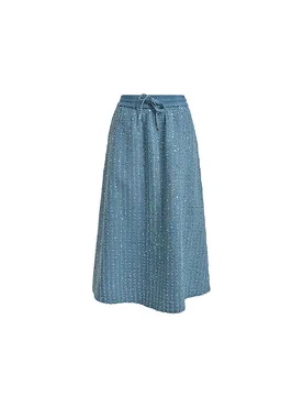 Midirock blau 48 damen - Milano Italy - FashionsVida