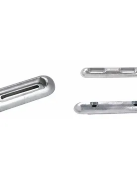 Aluminium Sunseeker Anode Silver 320 x 65 x 35 mm unisex - Tecnoseal - FashionsVida