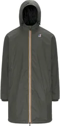 Veste longue coupe-vent imperméable et compactable - Le Vrai 4.0 Eiffel East Warm Green Blackish - Taille S - Vert