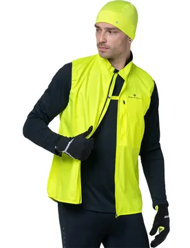 Core Vest Fluo Yellow / Black M Men - Ronhill - FashionsVida