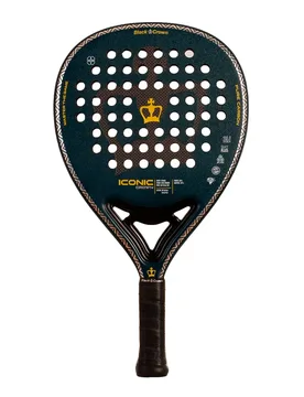 Iconic Crown Padel Racket 355-370 gr - Black Crown - FashionsVida