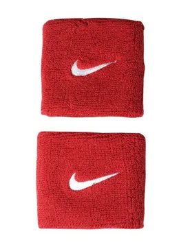 Unisex Adults Swoosh Wristband (Set Of 2) (Red) - One Size - Nike - FashionsVida