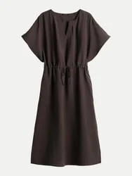 Opus Midikleid Werissa Braun 40