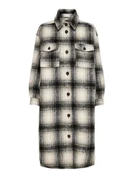 ONLLOU LONG CHECK SHACKET OTW female