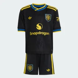 Divisa mini terza Manchester United 25/26 18-24M Black