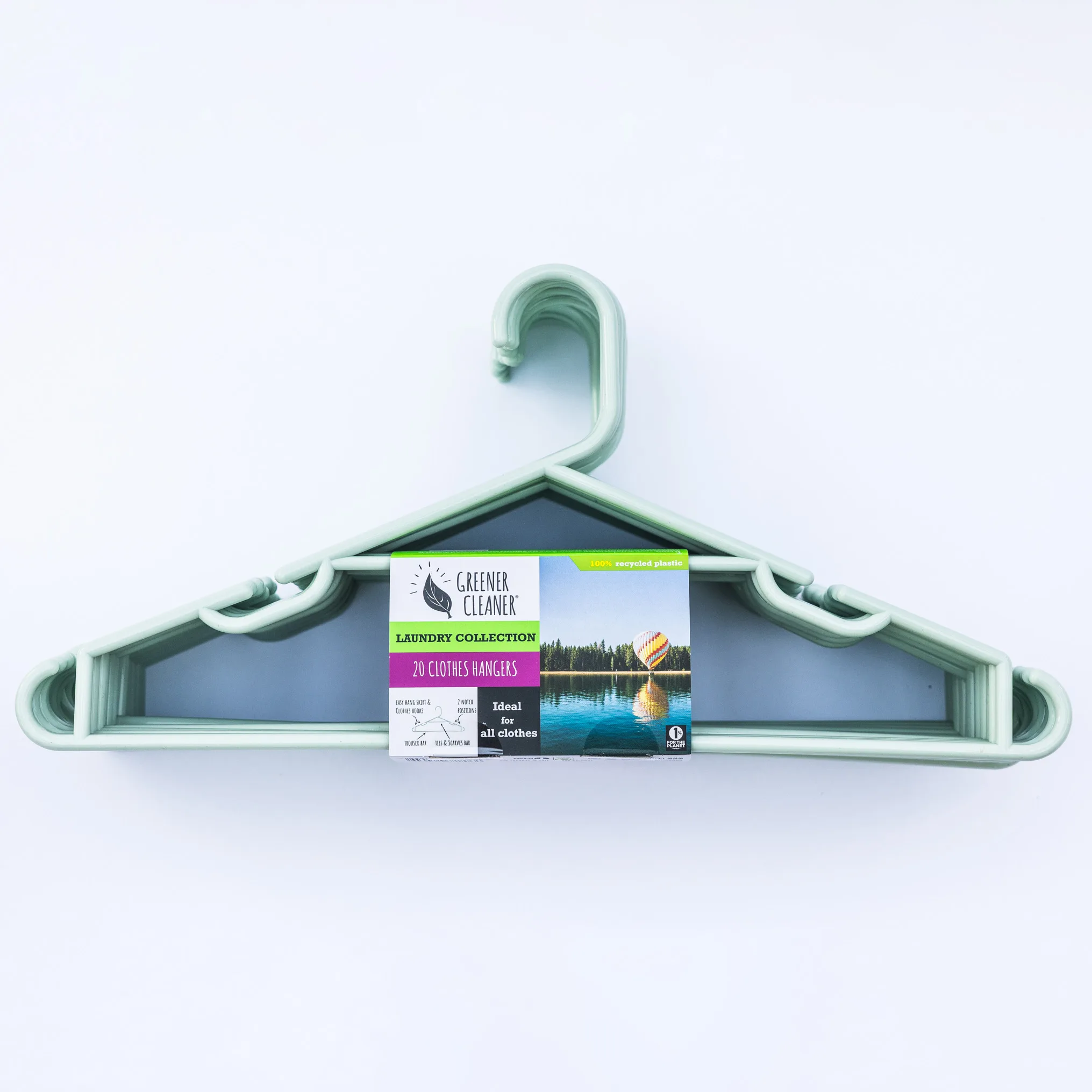 Clothes Hangers - Sage Green - Greener Cleaner - FashionsVida