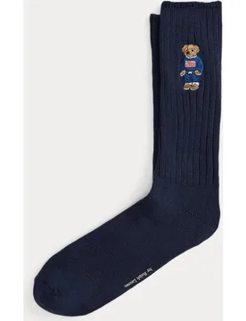 Calcetines de hombre cortos con Polo Bear bordado - Ralph Lauren - FashionsVida