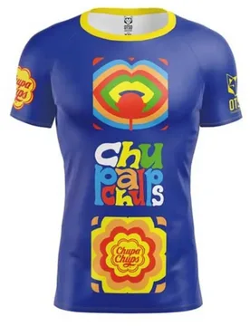 Maglietta A Maniche Corte Chupa Chups 70´s Multicolour L - OTSO - FashionsVida