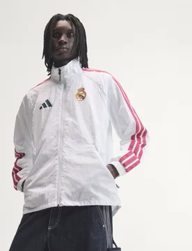 Giacca Home Anthem Real Madrid L White - Adidas - FashionsVida