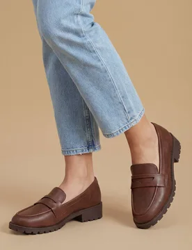 Women's Leoni Chunky Loafers in Tan Size: 3 - Tan - Size: 3 - Dorothy perkins - FashionsVida