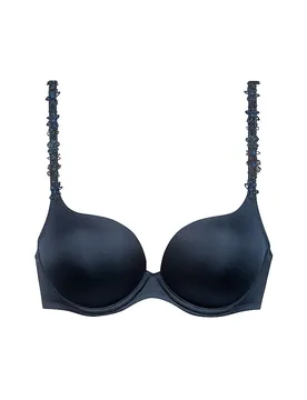 Soutien-gorge à armatures PRETTY JOAN bleu nuit bleu marine 80D - Mey - FashionsVida