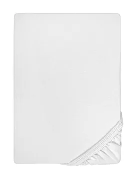 Jersey-Elastic-Boxspring-Spannbetttuch weiss, 1x 140x200 cm - 160x220 cm - Biberna - FashionsVida