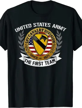 St Air Cavalry Division , U.S Army Veteran Men T-Shirt Short Sleeve Casual 100% Cotton O-Neck Summer Tees - Aliexpress - FashionsVida