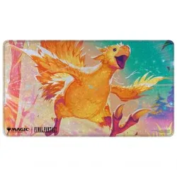 MTG FINAL FANTASY Holofoil Playmat Premium featuring Traveling Chocobo (Gold)