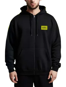 Logo Full Zip Sweatshirt Black XL Men - Herakles - FashionsVida