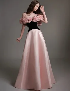 A new pink one-shoulder light luxury and niche dress for adults - Aliexpress - FashionsVida