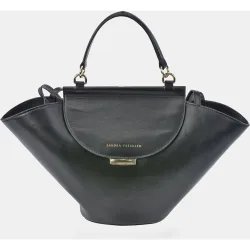 Bolso de hombro en piel