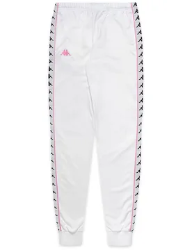 Pantalon Wrastoria 222 Banda White / Pink Prism S - Kappa - FashionsVida