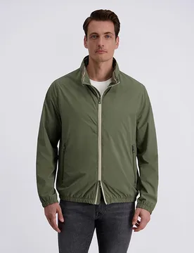 Cazadora corta Nylon de hombre custom fit Kakhi - Pierre Cardin - FashionsVida