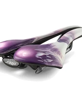 Sella Evo 30 C Liquid Stone Carbon Rail White / Purple - Selle SMP - FashionsVida
