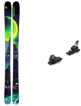 Ski Set inkl. Bdg. All-Mountain-Ski Pack ARV 84 Madsteez 2027 aus Holz Grün - Armada - FashionsVida