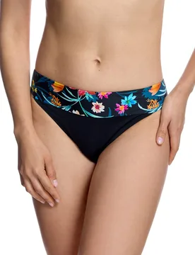 Braga de bikini de mujer con cinturilla ancha y diseño combinado - Ory - FashionsVida