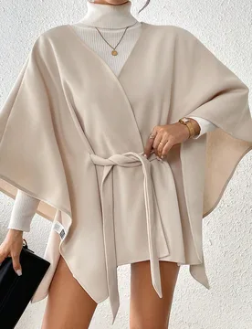 Abrigo de mujer con estilo minimalista y versátil, ideal para uso casual, para otoño/invierno XL - Shein - FashionsVida