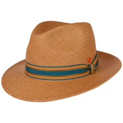 Torino Striped Band Panama Hat by - camel - Damen - Size: M (56-57 cm)