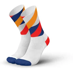 Running Loops Laufsocken Unisex White Orange Inferno 35-38