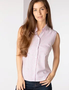 Ellie II Womens Sleeveless Country Shirt - - Size: 8 - Rydale - FashionsVida