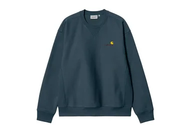 American Script Sweat - Sweatshirt-Crewneck - graublau - Herren - Size: M