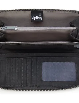 Cartera de mujer grande con cremallera y ranuras para tarjetas - Kipling - FashionsVida