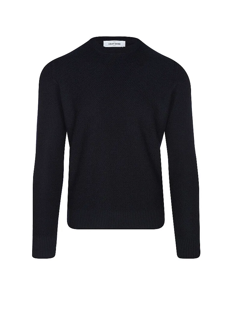 Pullover dunkelblau 48 Herren - Gran Sasso - FashionsVida