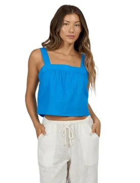 T-shirt Sans Manches Charter Bold Blue L - Salty Crew - FashionsVida