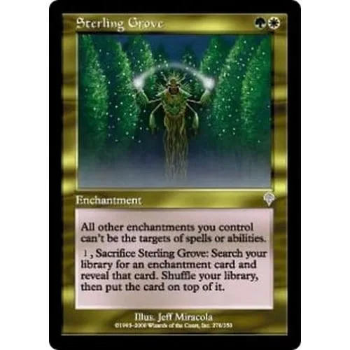 Sterling Grove (foil) Invasion - Magic: The Gathering - FashionsVida