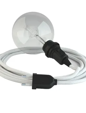 Cables Lampe Suspendue Pour Abat-jour Rc01 5 M White / Black One Size - Creative - FashionsVida