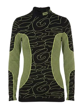 T-shirts Damen Schwarz L,M,S,XS Damen - GCDS x WOLFORD - FashionsVida