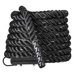 Corde Ondulatoire Functional Battle With Hook Black 12 m