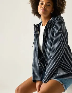 Women's Bayletta Hooded Waterproof Jacket in Navy Size: 12 - Navy - Size: 12 - Regatta - FashionsVida