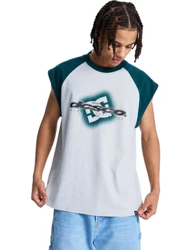 Camiseta de hombre DC Raglan - DC Shoes - FashionsVida