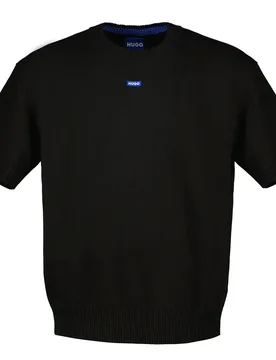 Hugo Pull San Carson 10272362 01 Black M - Hugo Boss - FashionsVida