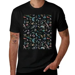 Dinosaurs (Dark) T-Shirt Graphic Print Short Sleeve T-Shirt