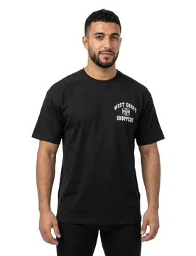 T-shirt à Manches Courtes Iron Oversized Black 3XL ,Femme - West Coast Choppers - FashionsVida